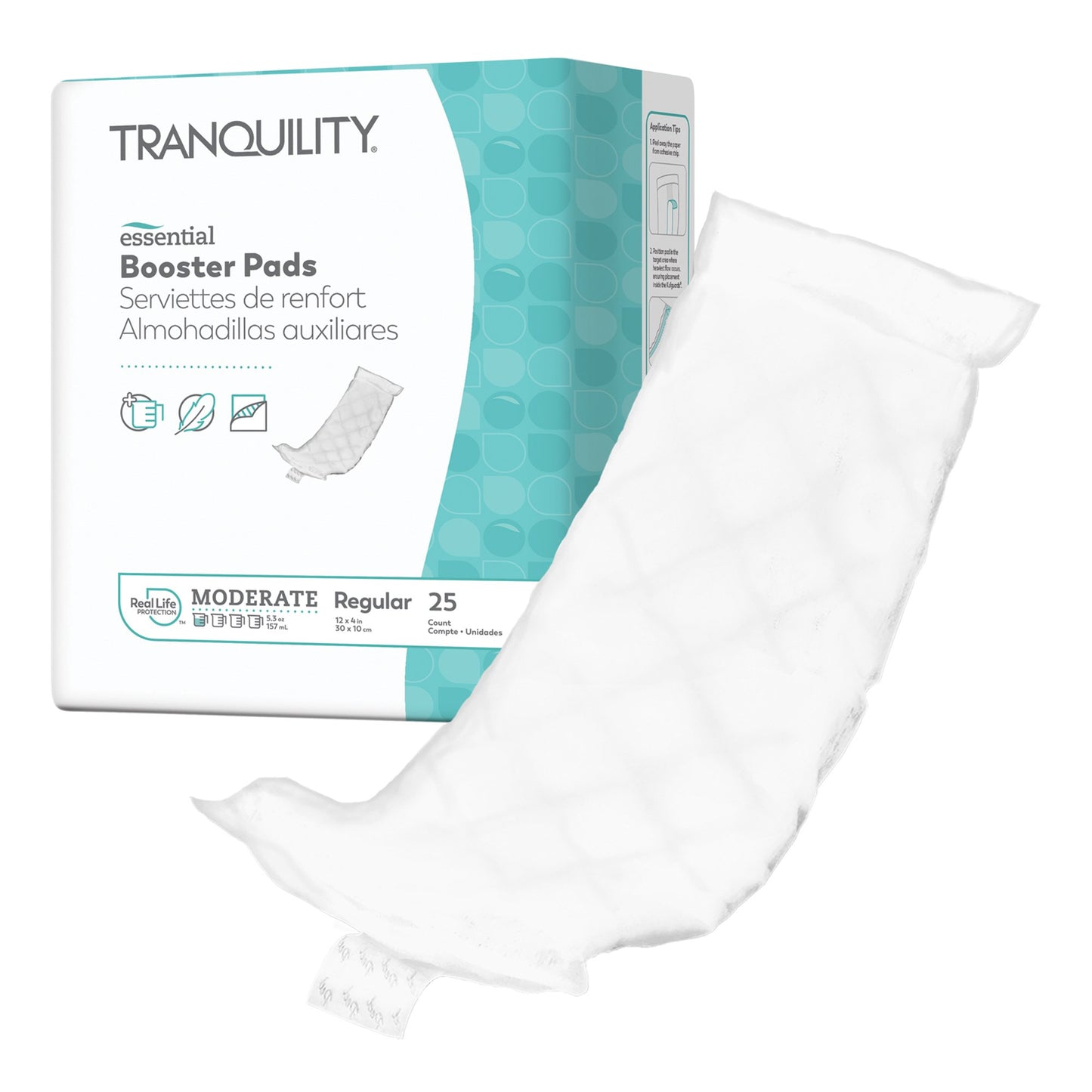 PAD, BOOSTER TRANQUILITY ESSENT F/DISP UNDERGARMENT (25/BG)