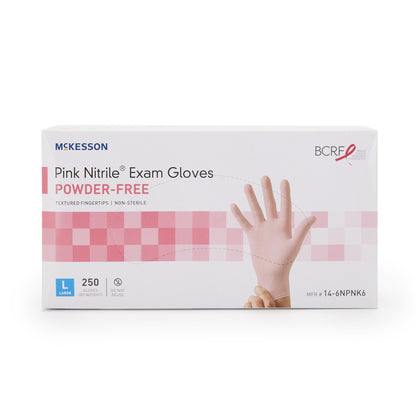 GLOVE, EXAM NTRL LG N/S PNK 3.0 (250/BX 10BX/CS)