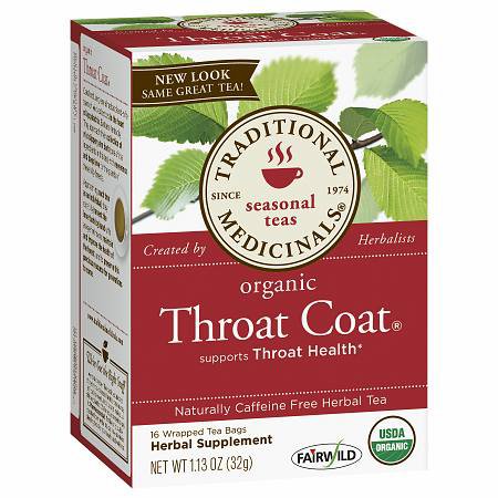 THROAT COAT, TEA HERBAL (16/BX)