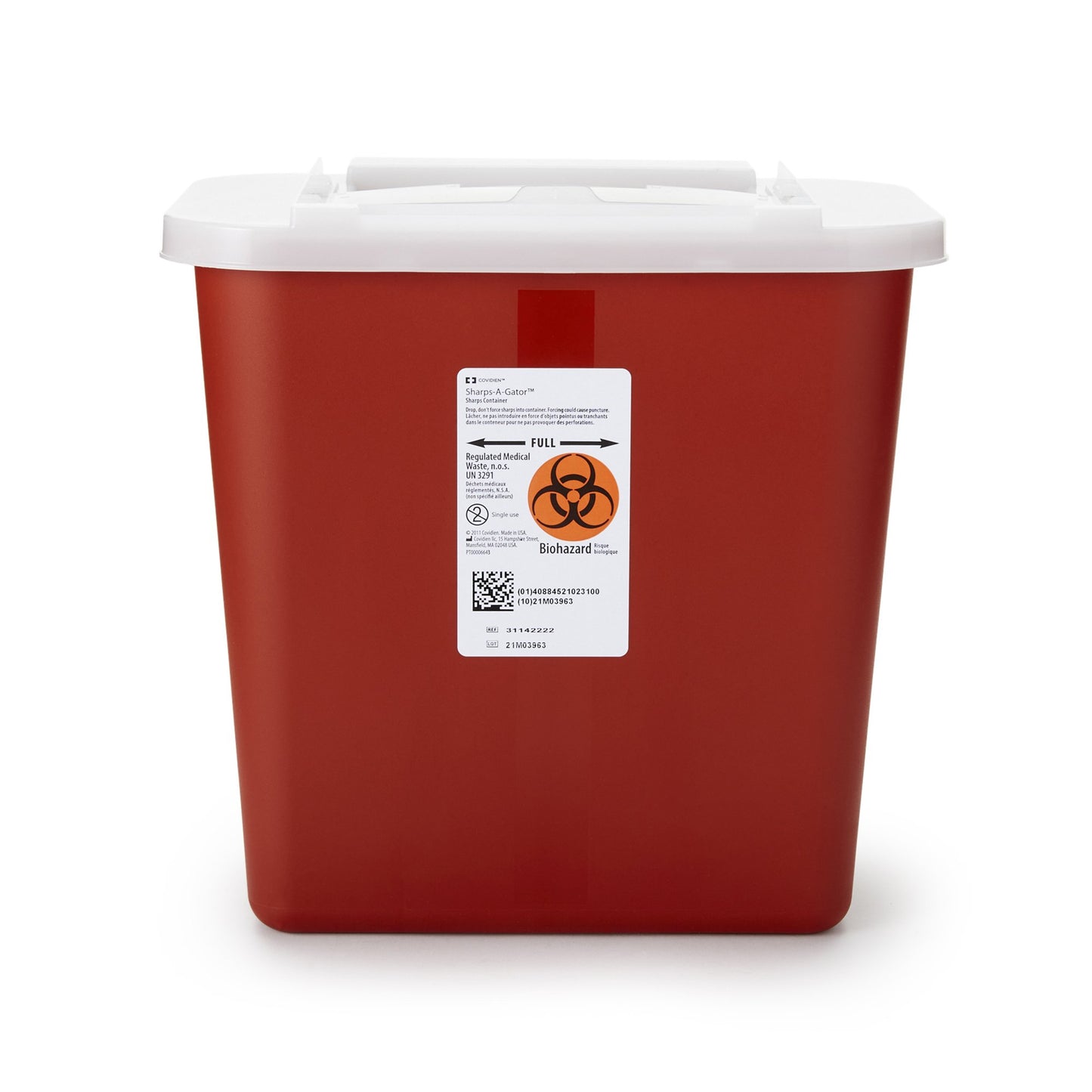 CONTAINER, SHARPS RED 2GL (20/CS)