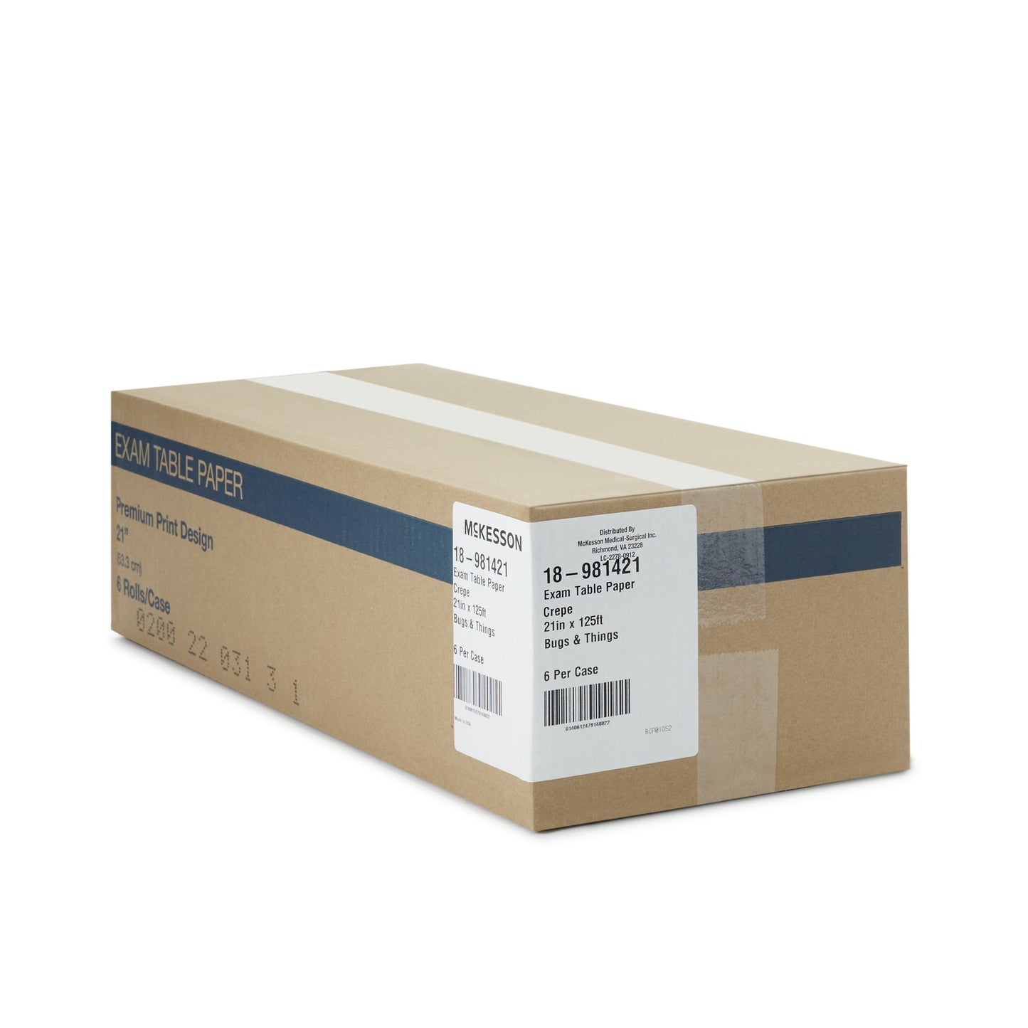 PAPER, TABLE CREPE BUGS PRNT 21"X125' (6/CS)