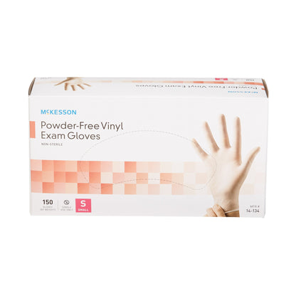 GLOVE, EXAM VNYL SM N/S (150/BX 10BX/CS)