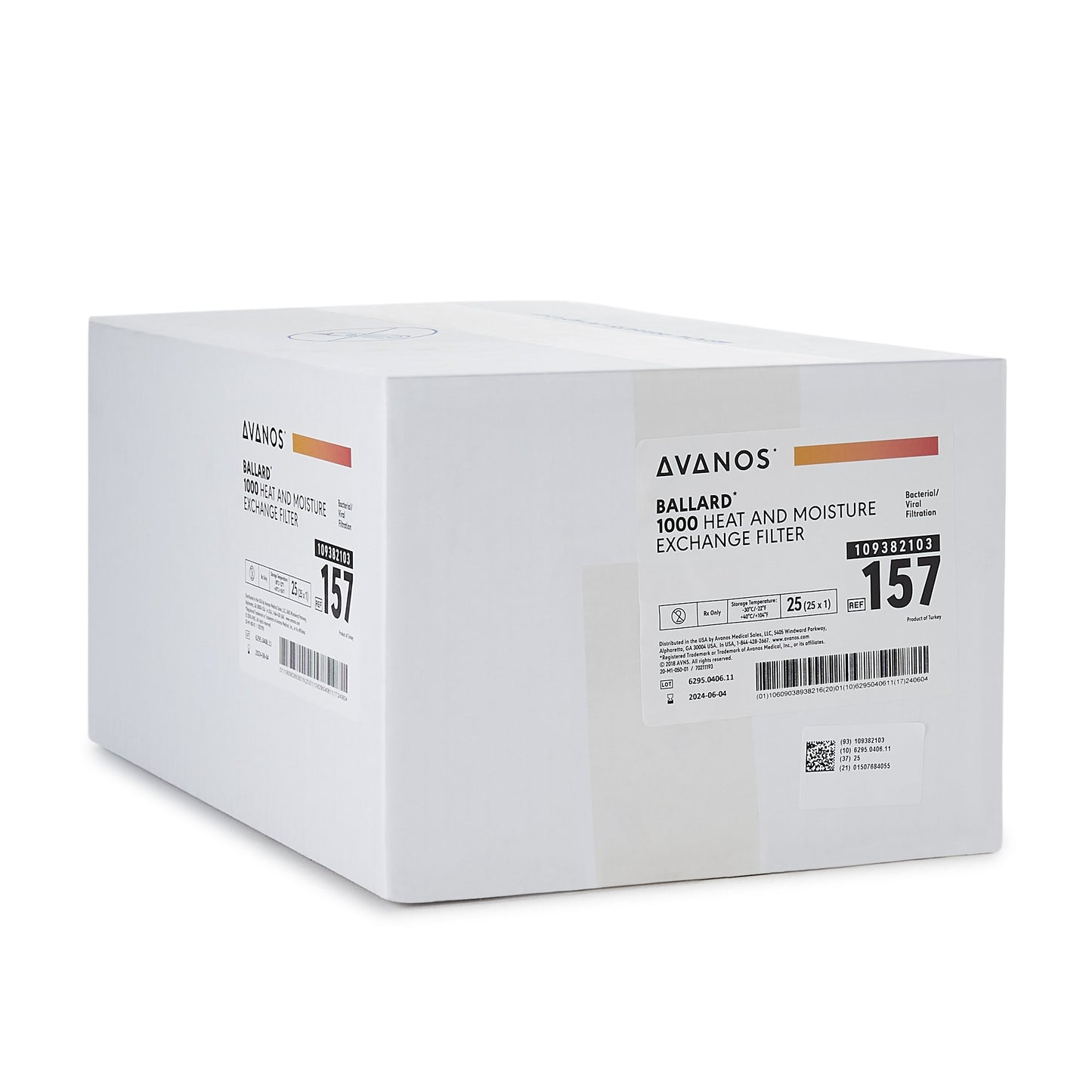 EXCHANGER, HEAT/MOISTURE (25/CS)