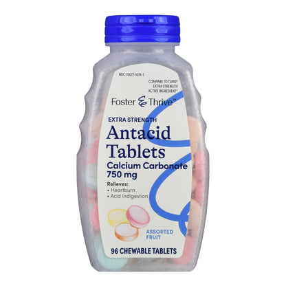 ANTACID, TAB CHEW FT CALCIUM ASTDFLAVOR 750MG (96/BT)