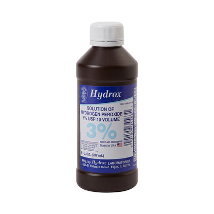 HYDROGEN PEROXIDE, 3% 8OZ (12/CS)