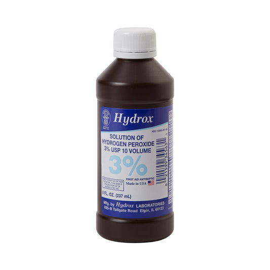 HYDROGEN PEROXIDE, 3% 8OZ (12/CS)