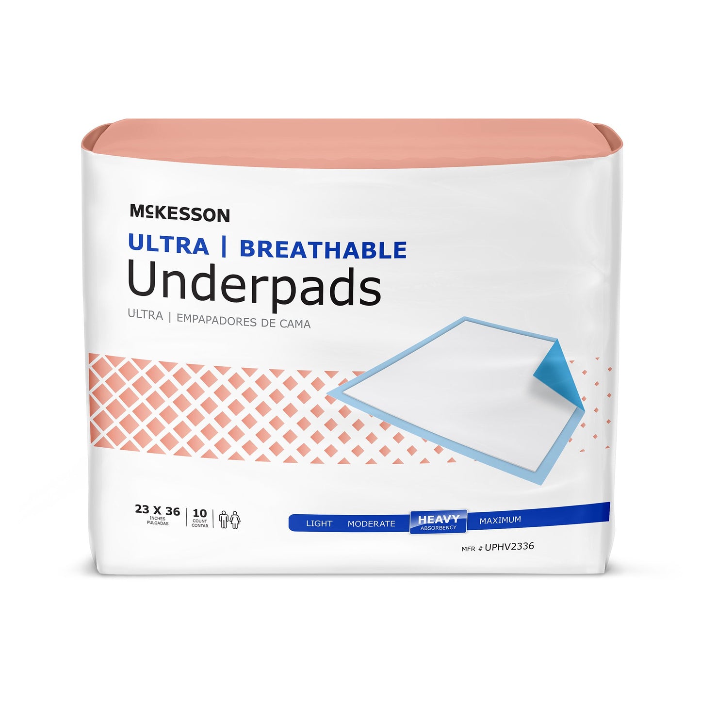 UNDERPAD, HEAVY ABSRB 23X36 (10/BG 6BG/CS)