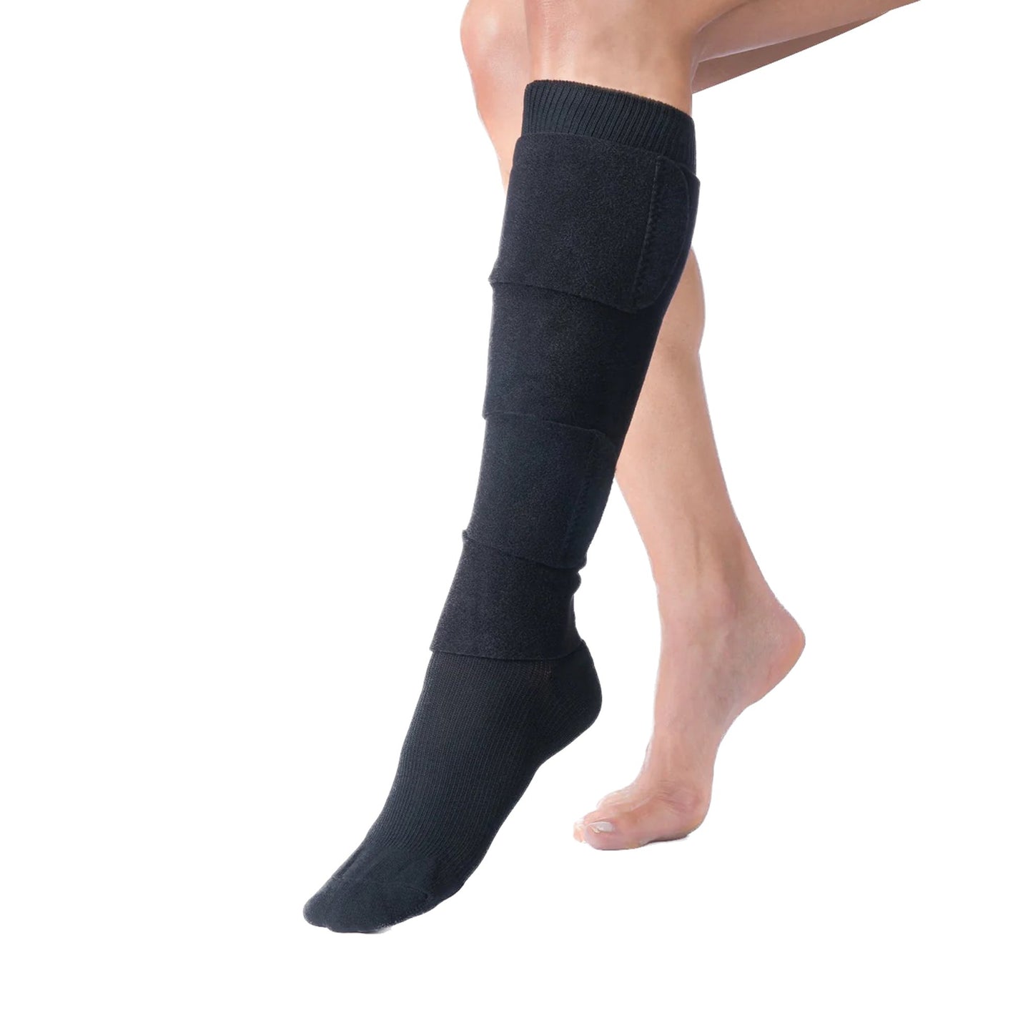 WRAP, LEG COMPRESSION FARROW 4000 BLK MED REG