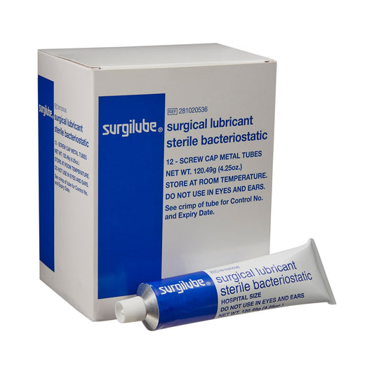 LUBRICATING JELLY, SURGILUBE STR TWST 4.25OZ TU (12/BX)