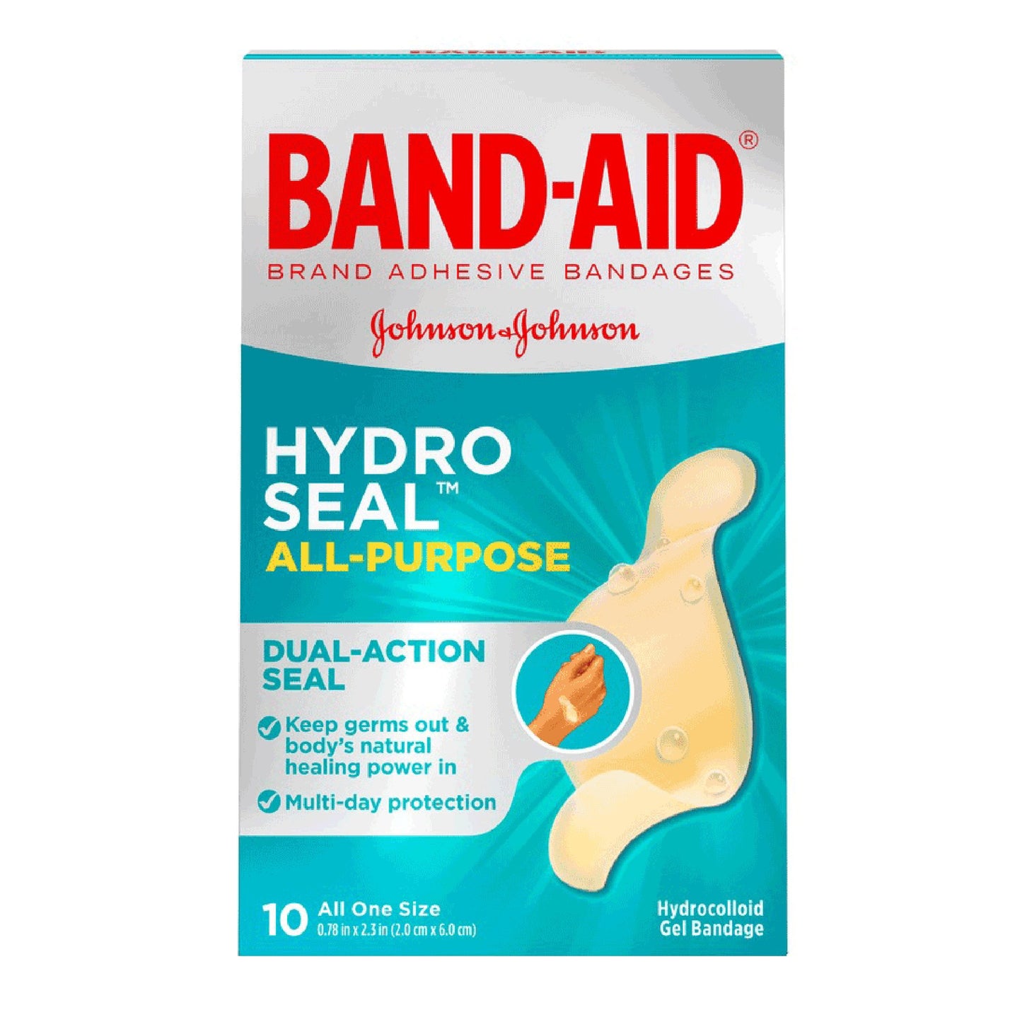 BANDAGE, ADH HYDRO SEAL BAND-AID (6/BX 24BX/CS)