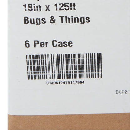 PAPER, TABLE CREPE BUGS PRNT 18"X125' (6/CS)