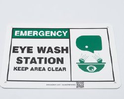 SIGN, EYE WASH STATION