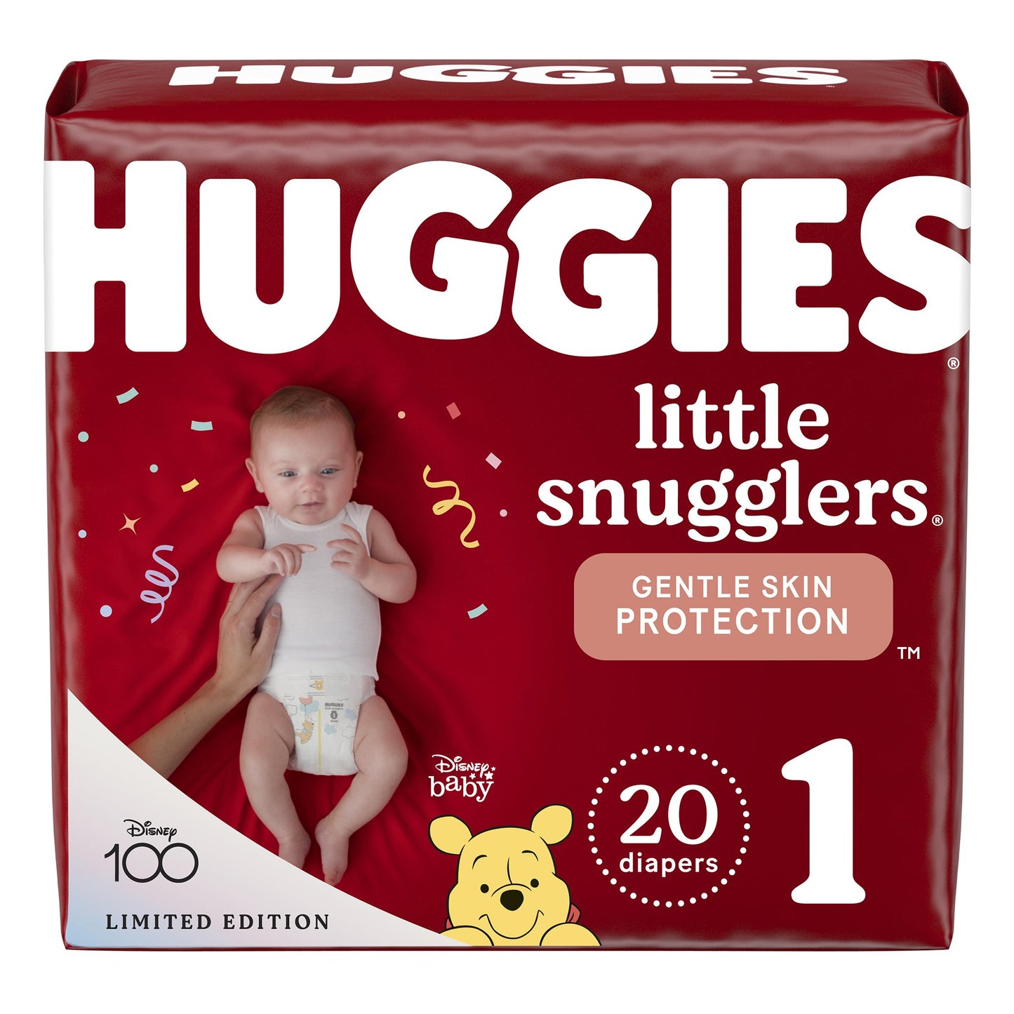 DIAPER, HUGGIES LITTLE SNUGGLERS SZ1 (20/PK 12PK/CS)