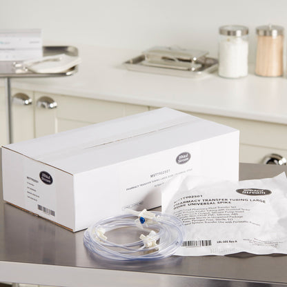 TUBING, TRANSFER UNIVERSAL SPIKE F/PHARMACY PUMP (10/BX)