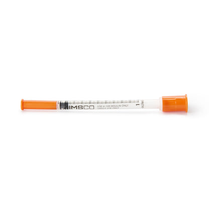 SYRINGE, INSULIN 1CC 28GX1-1/2" (100/BX 5BX/CS)