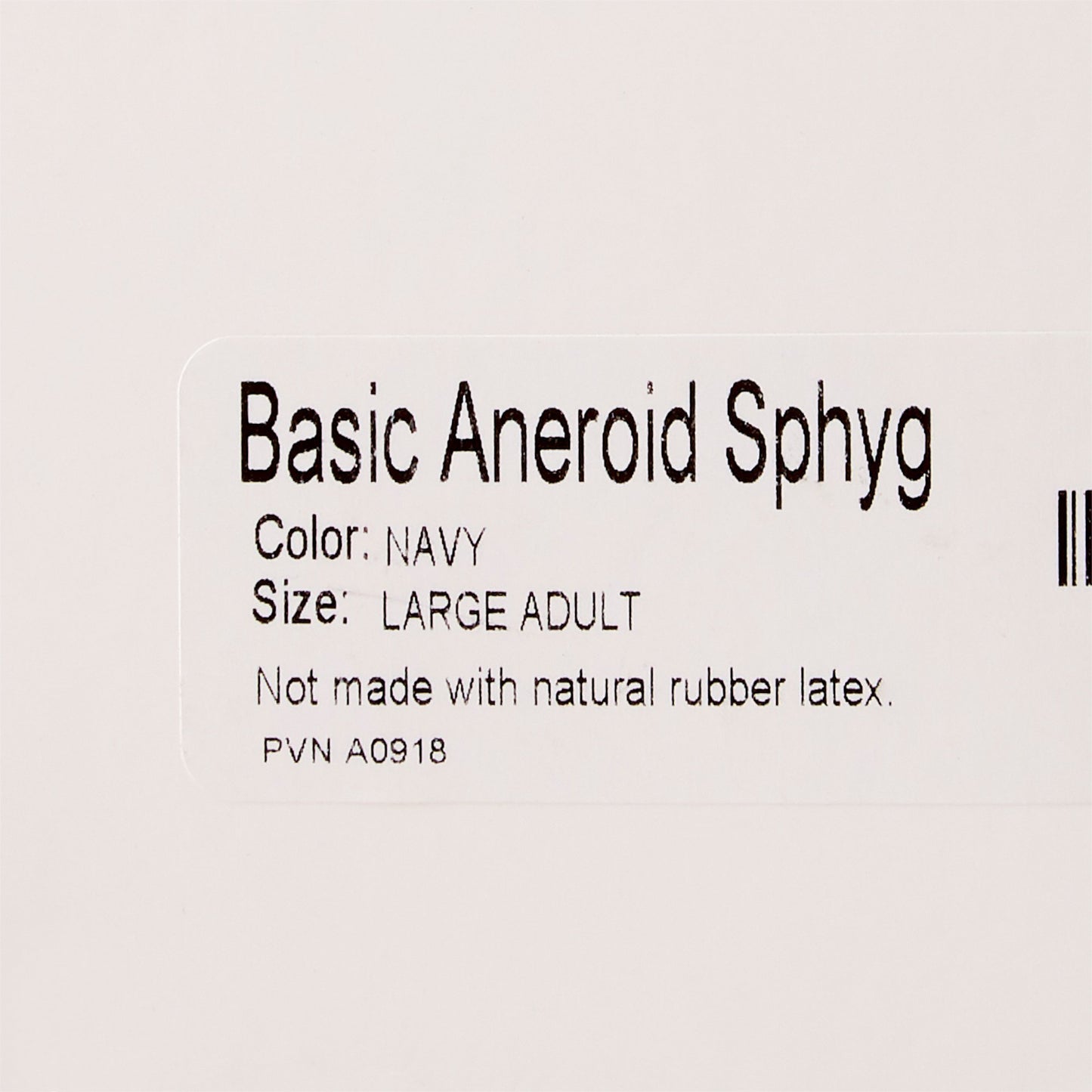 SPHYG, STD ANEROID LF NVY LG ADLT