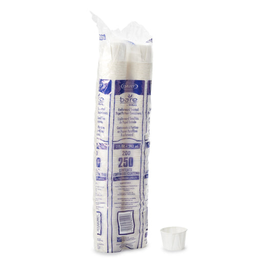 CUP, PAPER SOUFFLE TRTD WHT 2OZ (250/SL 20SL/CS) SOLO