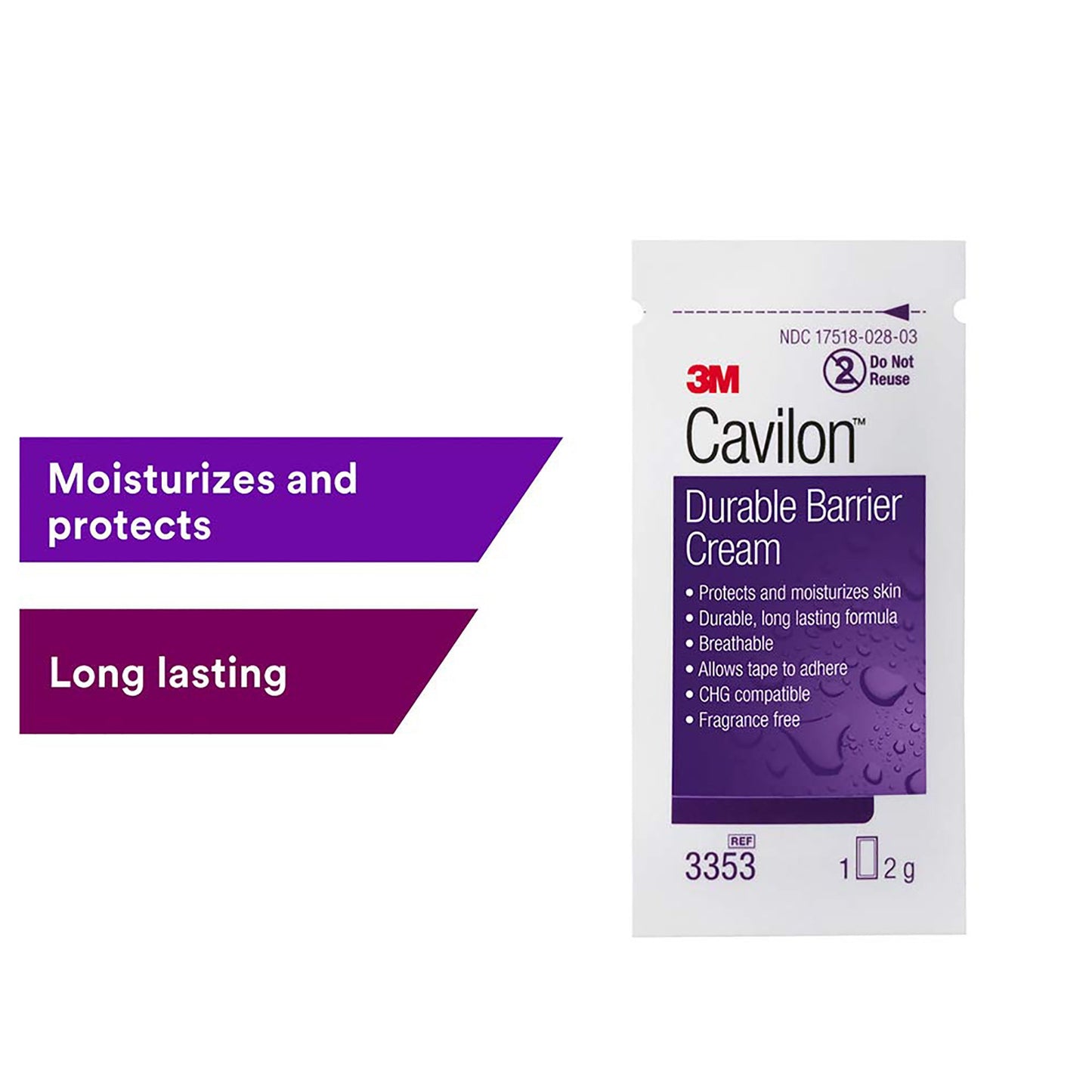 CREAM, BARRIER CAVILON 2GM (20/BX 12BX/CS) AME3M