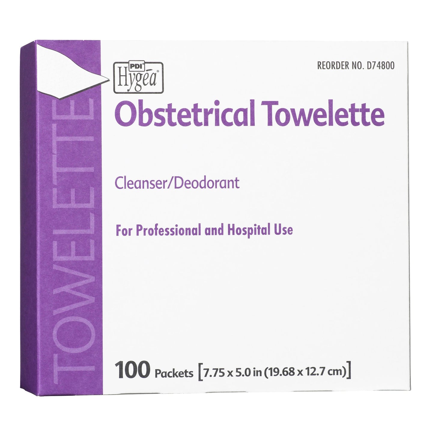 TOWELETTE, OB MOIST (100/BX 10BX/CS)