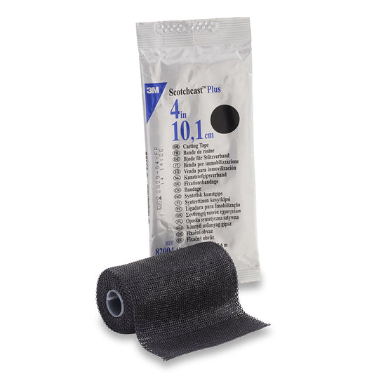 TAPE, CAST SCOTCHCAST 4"X4YDS BLK (10RL/BX) 3MORTH