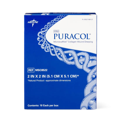 DRESSING, COLLAGEN PURACOL 2X2(10/BX 5BX/CS)