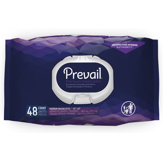 WASHCLOTH, PREVAIL COTTON SF PK (48/PK 12PK/CS)