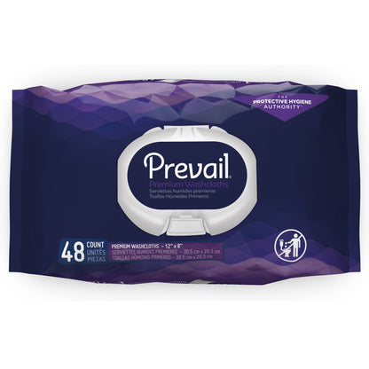 WASHCLOTH, PREVAIL COTTON SF PK (48/PK 12PK/CS)