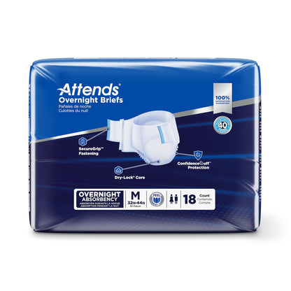 BRIEF, EXTENDED WEAR MED (18/BG 4BG/CS)