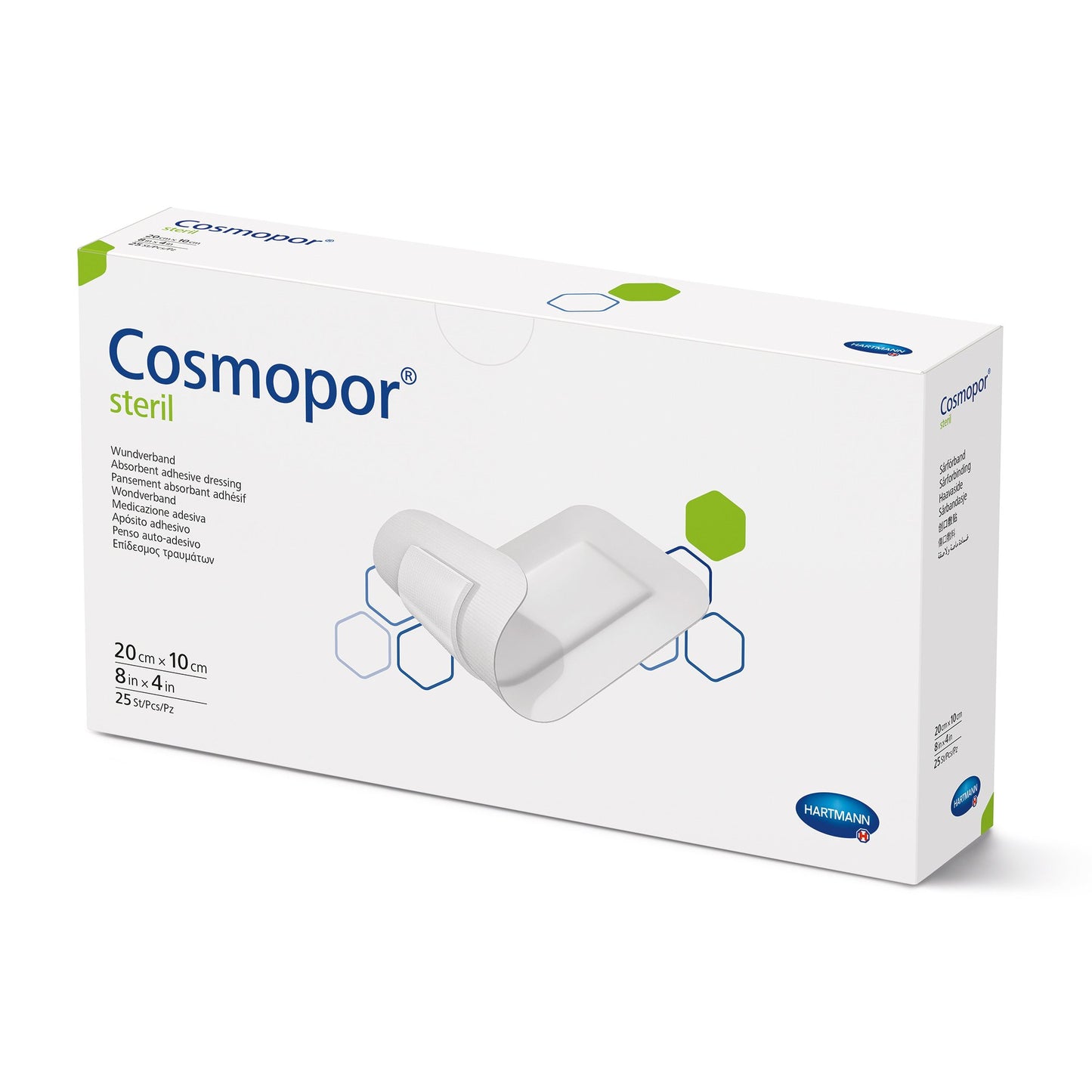 DRESSING, ADH COSMOPOR LF 4"X8" (25/BX 12BX/CS)