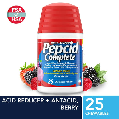 PEPCID COMPLETE, TAB CHEW BERRY (25/BT)