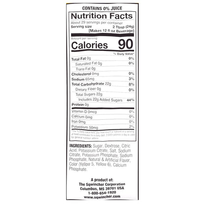 SQWINCHER, PDR MIX ORG MAKES 2.5GL (32PK/CS)