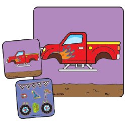 STICKER, MAKE A MONSTER TRUCK (90/RL)