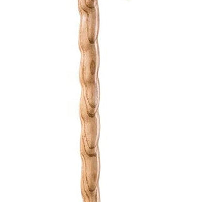 STICK, WALKING WOOD BRAZOS 58 TWIST OAK HITCHHIKER TAN 58"