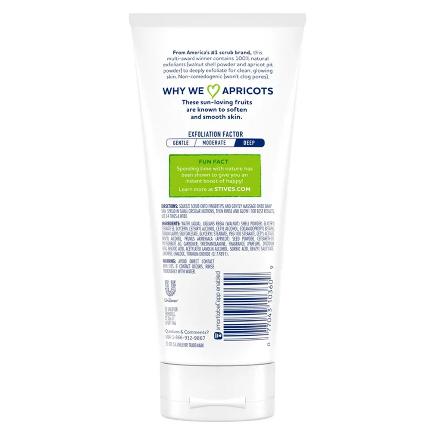 ST IVES, SCRUB APRICOT 6OZ