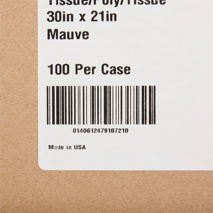CAPE, EXAM T/P/T F/B OPN MAUVE30X21 (100/CS)