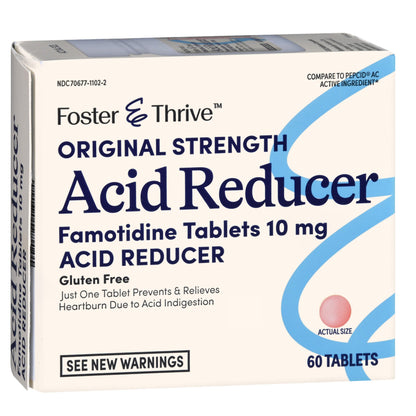FAMOTIDINE, TAB FT SM ACID REDUCER 10MG (60/BX)