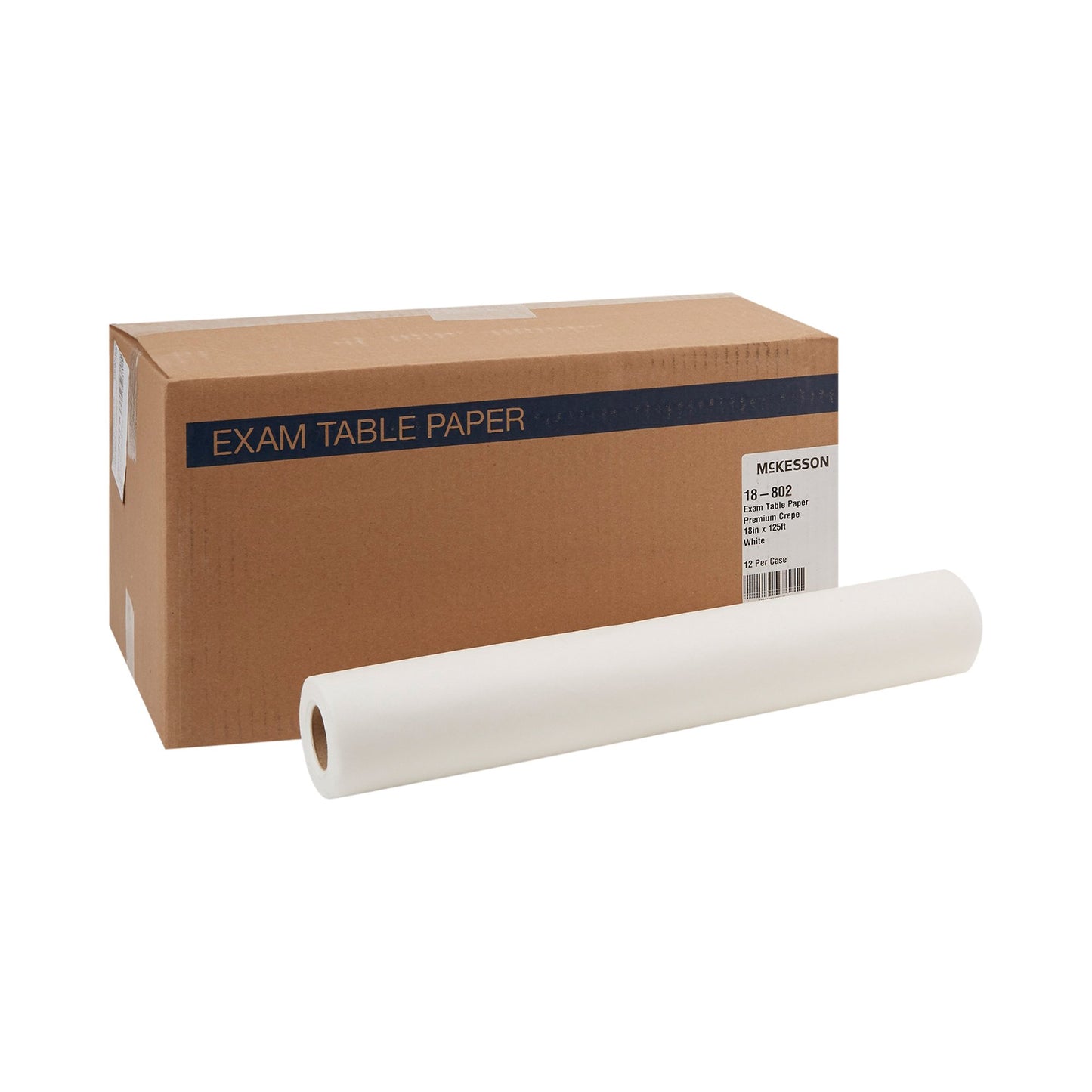 PAPER, TABLE CREPE 18"X125' (12RL/CS)