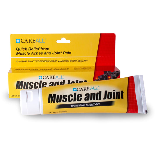 MUSCLE & JOINT, GEL VANISHING SCENT 3OZ (72/CS)