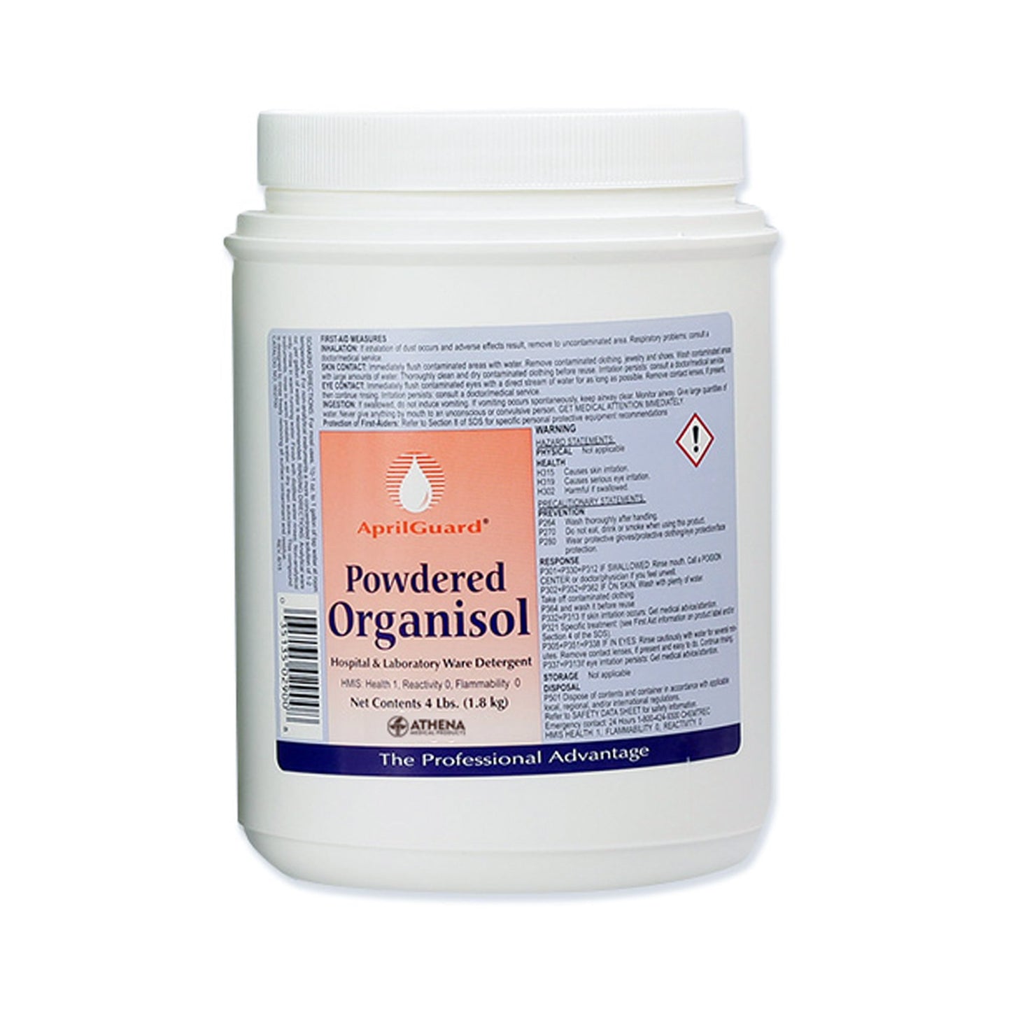 DETERGENT, ORGANISOL 4LB CHSTRL