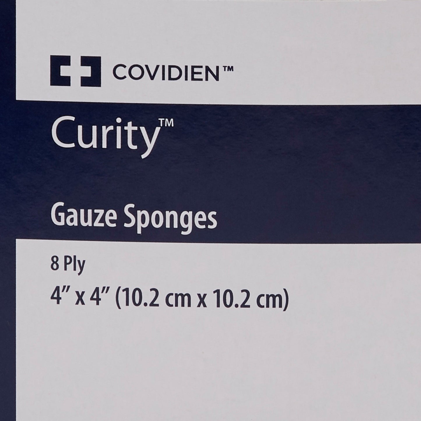 SPONGE, GAUZE 8PLY STR 4"X4" (2/PK 25PK/TR)