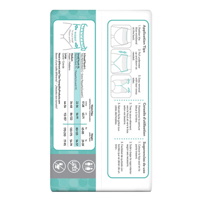UNDERWEAR, SELECT ABSRB DISP SM 22-36 (22/BG 4BG/C