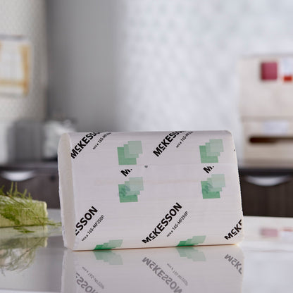 TOWEL, MULTI-FOLD PREM 1PLY WHT 9.06"X9.45" (250/PK 16PK/CS)