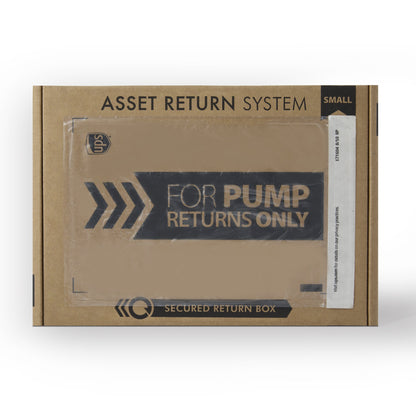 BOX, RETURN ASSET PUMP SM PREPAID (24/CS)