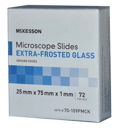 SLIDE, EXTRA-FROSTED PREMIUM 25X75X1MM (72/BX 20BX/CS)