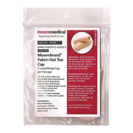 TOE CAP, FABRIC/GEL LG/XLG (1E