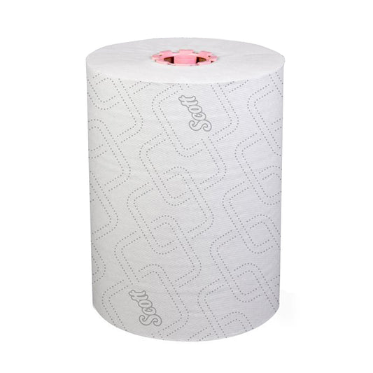 TOWEL, PAPER SCOTT SLIMROLL WHT 580' (6/CS) PINK CORE