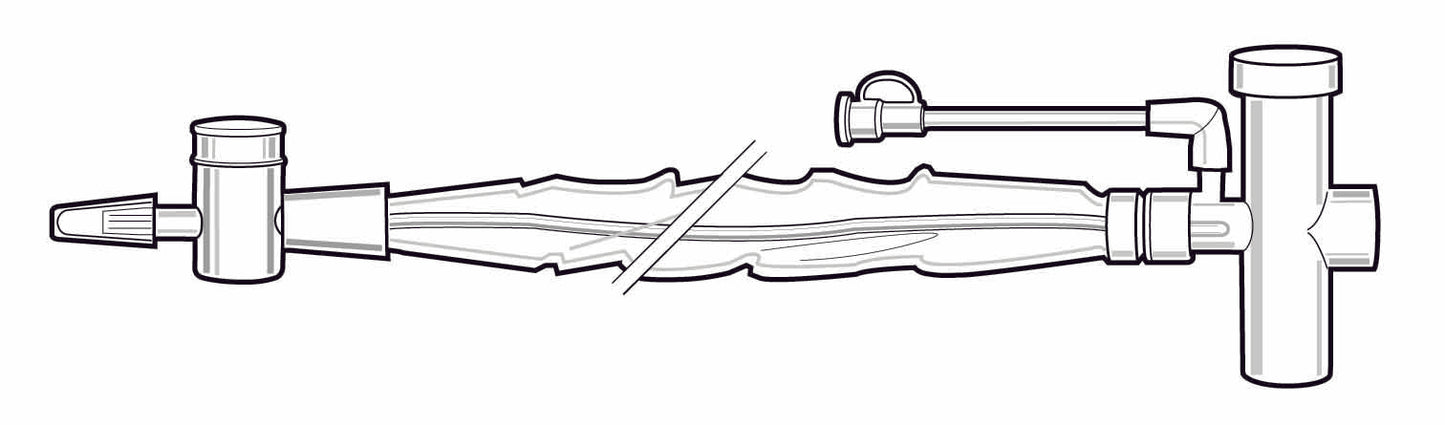 SUCTION SYSTEM, CLOSED CATHETER 14FR (20/CS)