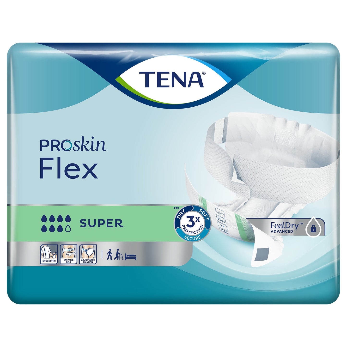 BRIEF, TENA SUPER SZ20 41"X61"(30/PK 3PK/CS) SCAPER