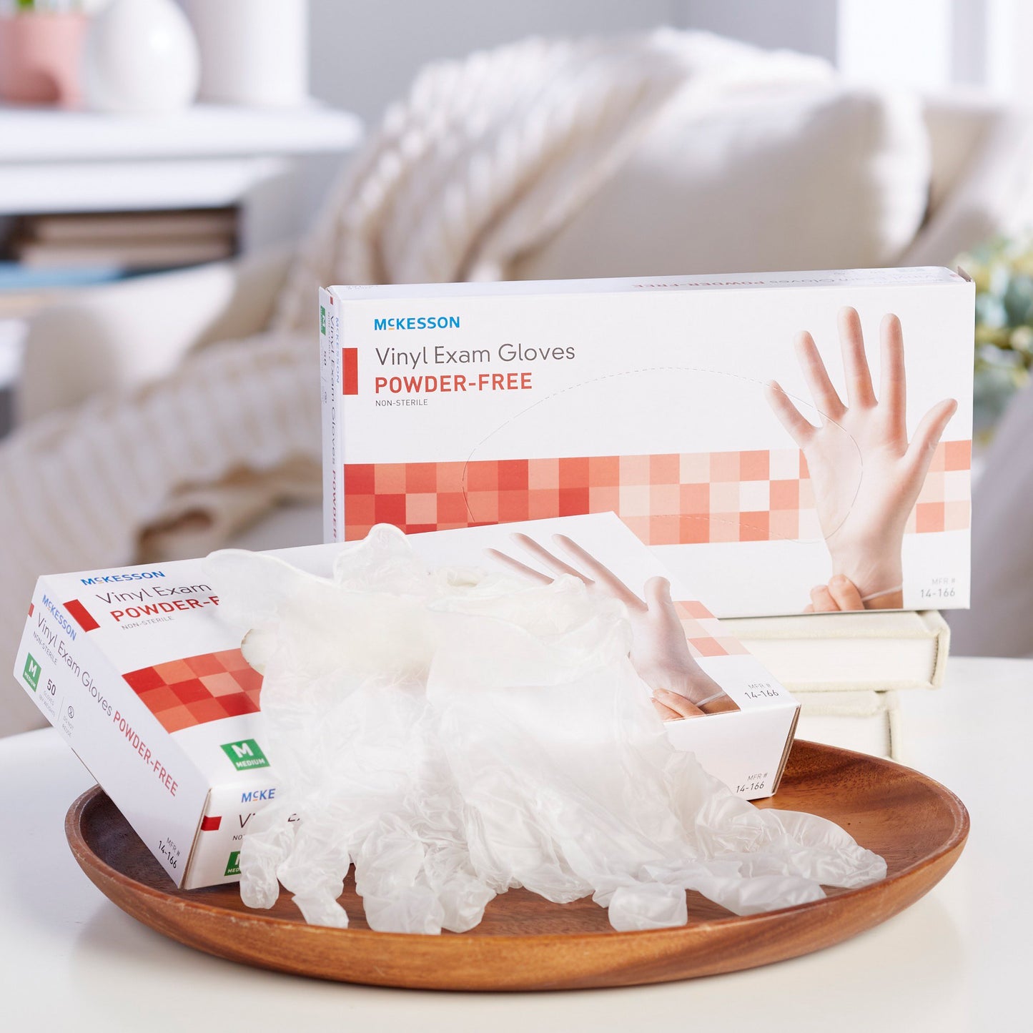 GLOVE, EXAM VNYL MED N/S (50/BX 20BX/CS)