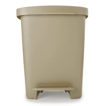 WASTECAN, STEP-ON RECTNGL PLASBGE 32QT